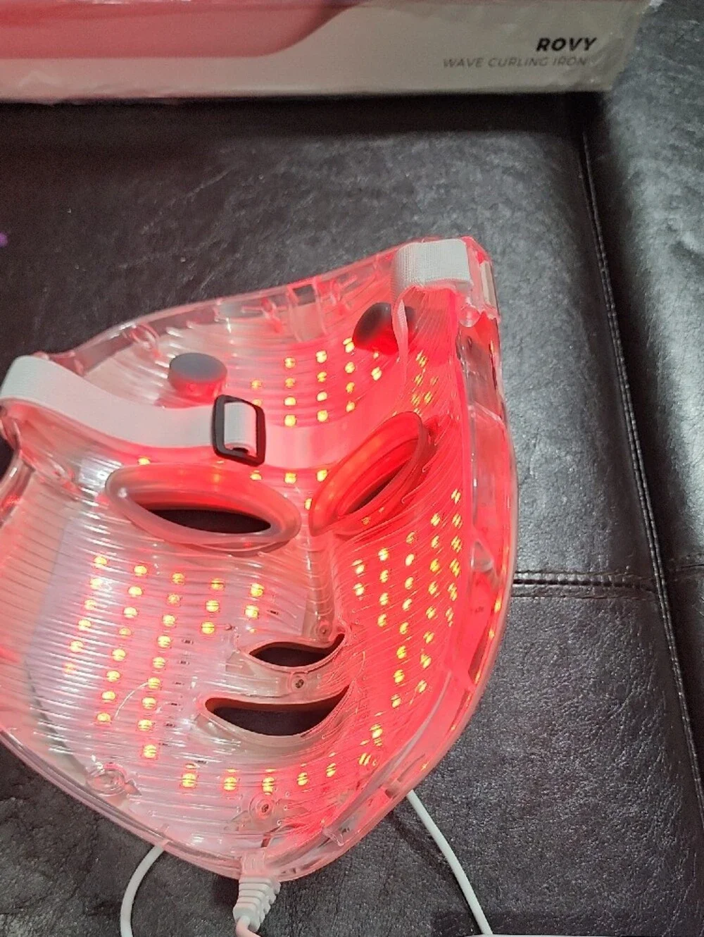 LED Facial Mask for Skin Rejuvenation - Rose Gold